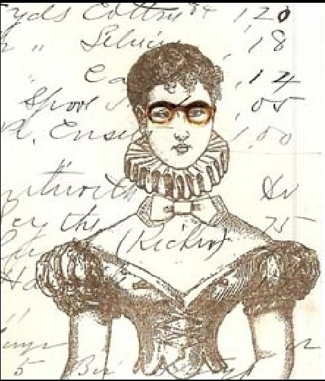 Miniature Brass Eyeglasses