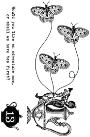 Adventures in Tea Stamp Set 13 small