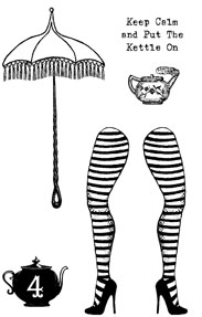 Adventures in Tea Stamp Set 4 small