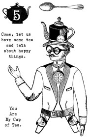 Adventures in Tea Stamp Set 5 small