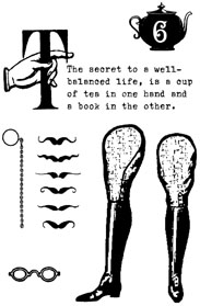 Adventures in Tea Stamp Set 6 small