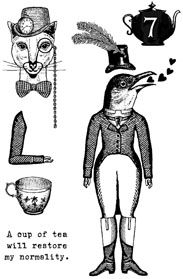 Adventures in Tea Stamp Set 7 small