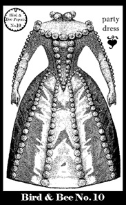 Bird & Bee Paperie Stamp Set 10 small