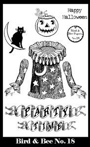 Bird & Bee Paperie Stamp Set 18 small