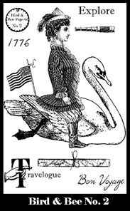 Bird & Bee Paperie Stamp Set 2 small