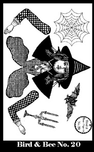 Bird & Bee Paperie Stamp Set 20 small