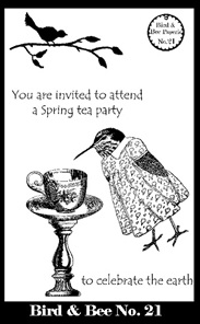 Bird & Bee Paperie Stamp Set 21 small