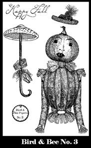 Bird & Bee Paperie Stamp Set 3 small