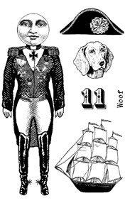 Cirque Stamp Set 11 small