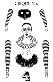 Cirque Stamp Set 4 small