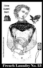 French Laundry Stamp Set 13 small