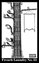 French Laundry Stamp Set 15 small