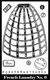 French Laundry Stamp Set 6 small