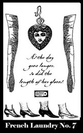 French Laundry Stamp Set 7 small