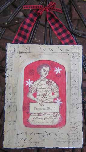 Vintage Christmas Tag 1