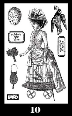 Mad Tea Party Stamp Set 10 small