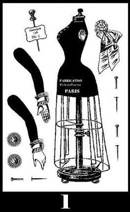 Mannequin Cafe Stamp Set 1 small