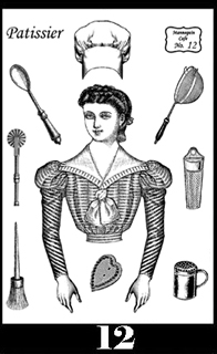 Mannequin Cafe Stamp Set 12 small