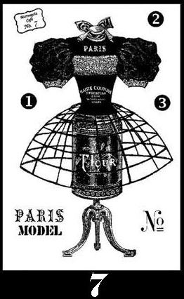 Mannequin Cafe Stamp Set 7 small