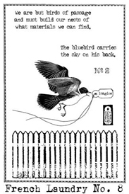 Flying Bird Stamp small