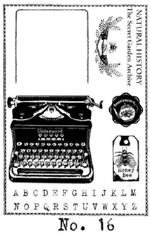 The Bee Keeper's Tea Stamp Set 16 small